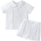 Booulfi Baby Boy Toddler Summer Clothes Wedding Birthday Outfits Suit for Boys T-Shirt and Shorts Set