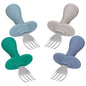4Pcs Toddler Forks Baby Forks Set - Self-Feeding Utensils with Soft-Silicone Handles, 18/8 Stainless Steel, Anti-Choke & BPA-Free Cutlery Set