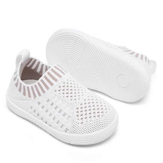 MORENDL Baby Shoes Toddler Walking Sock Shoes Non-Slip Breathable Boys & Girls Sneakers Infant Tennis Shoes