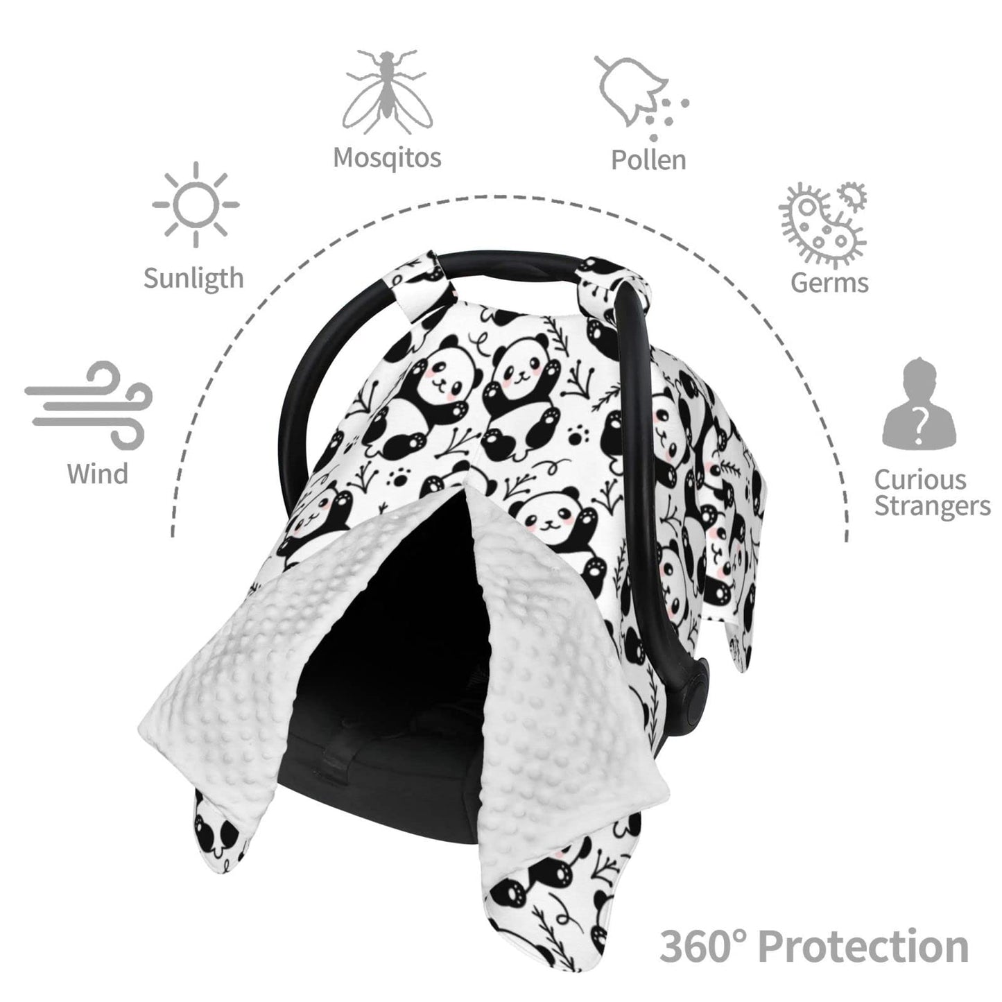 Butterfly Car Seat Cover for Baby in Winter Summer, Nursing Cover for Mom Butterfly Baby Stuff for Baby Girl Boy