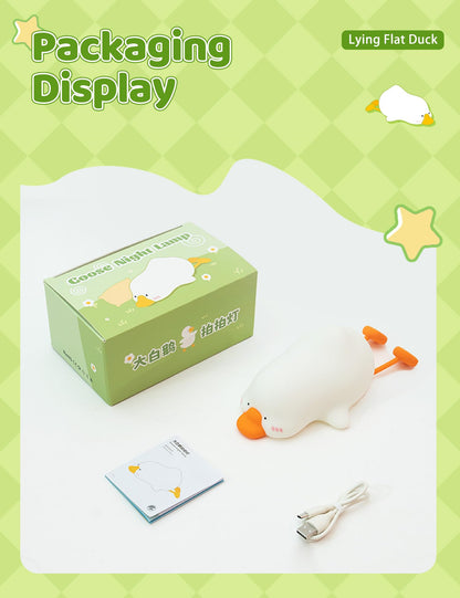 Nursery Night Light, RGB Bunny with 7 Colors & 3 Dim Levels, Rechargeable Silicone, Room Decor & Kids Gift