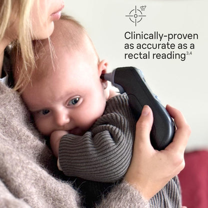 Braun ThermoScan 7+ Connect Digital Ear Thermometer - Family Care App Compatible, Age Precision Technology, Color-Coded Display, No. 1 Brand Recommended by Pediatricians, FSA and HSA Eligible