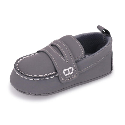 LONSOEN Baby Girls Boys Loafers Prewalker Dress Crib Shoes