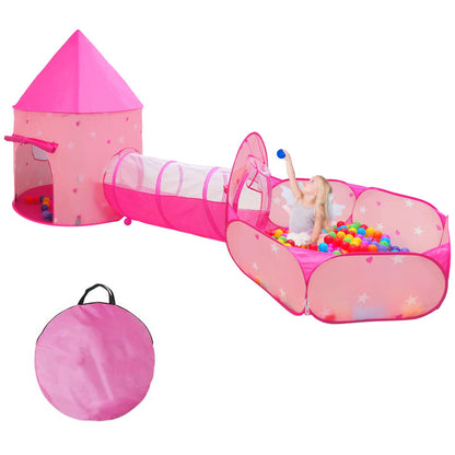 Sumbababy Kids Tent with Crawl Tunnel: Ball Pit Tent for Toddlers - Ball Pit Tunnels for Young Children - Pop Up Baby and Toddler Tent for Indoor & Outdoor
