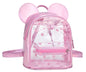 Cutest Toddler Polkadot Bow Mouse Ears Bag Mini Clear Fashion Shoulder Backpack for Teen Toddler Little Girls (clear)