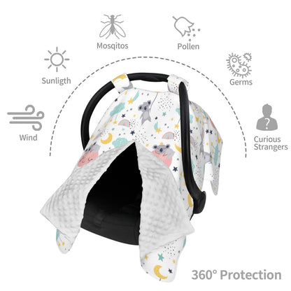Butterfly Car Seat Cover for Baby in Winter Summer, Nursing Cover for Mom Butterfly Baby Stuff for Baby Girl Boy