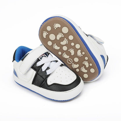 Clowora Unsex Baby Shoes Boys Girls Infant Sneakers Non-Slip Soft Rubber Sole Toddler Crib First Walker Lightweight Shoes