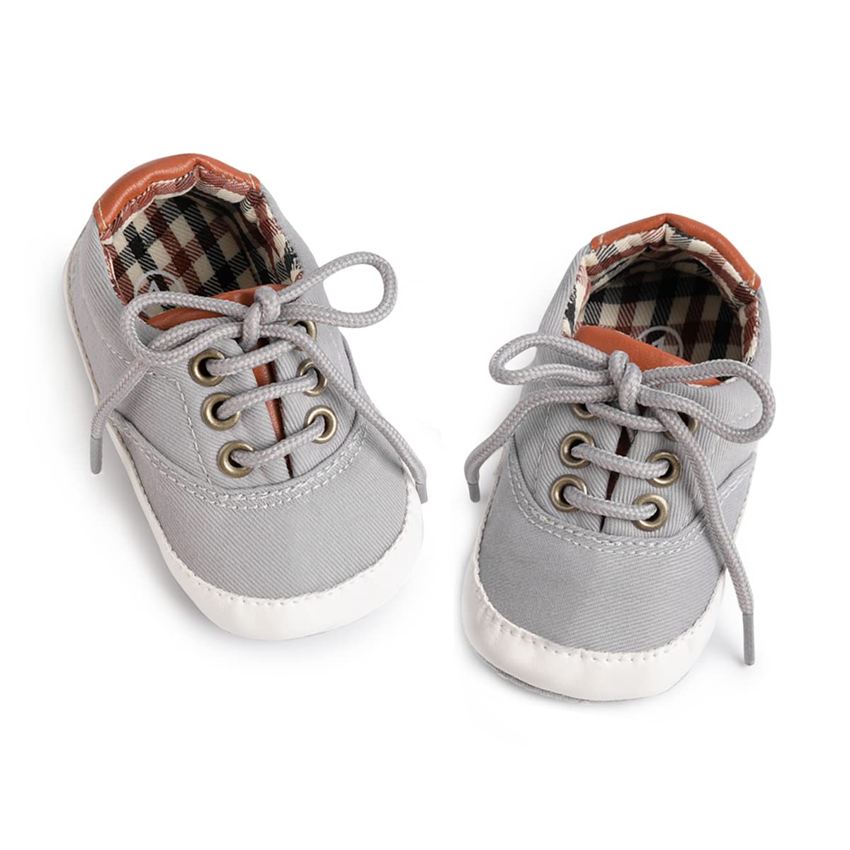 Morbido Infant Baby Boys Girls Canvas Sneaker Toddler Slip On Anti Skid Newborn First Walkers Candy Shoes for 0-18 Months