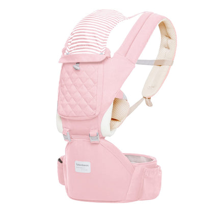 6-in-1 Baby Carrier - Newborn to Toddler, Hip Seat Lumbar Support, 7-41 lbs, All Seasons & Positions, Adjustable Size for Shopping, Hiking, Travelling