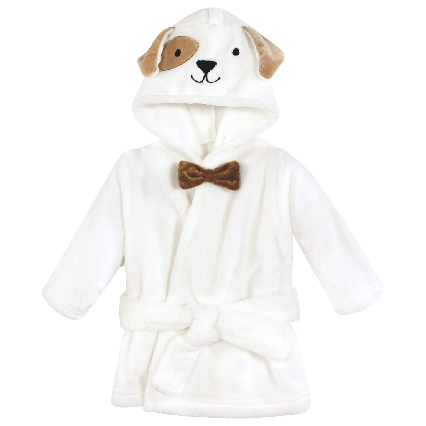 Hudson Baby Unisex Baby Plush Bathrobe and Toy Set