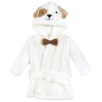 Hudson Baby Unisex Baby Plush Bathrobe and Toy Set