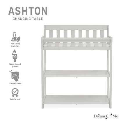 Dream On Me Ashton Changing Table, Natural, 34x20x40 Inch (Pack of 1)