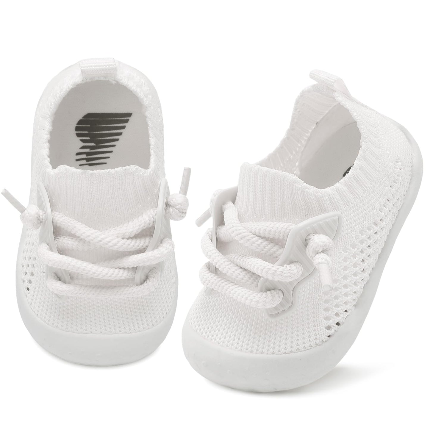 BARERUN Baby Shoes Baby First Walking Shoes Infant Sneakers Wide Barefoot Slip on Soft Sole Boys Girls Crib Shoe Toddler Breathable Lightweight House Socks
