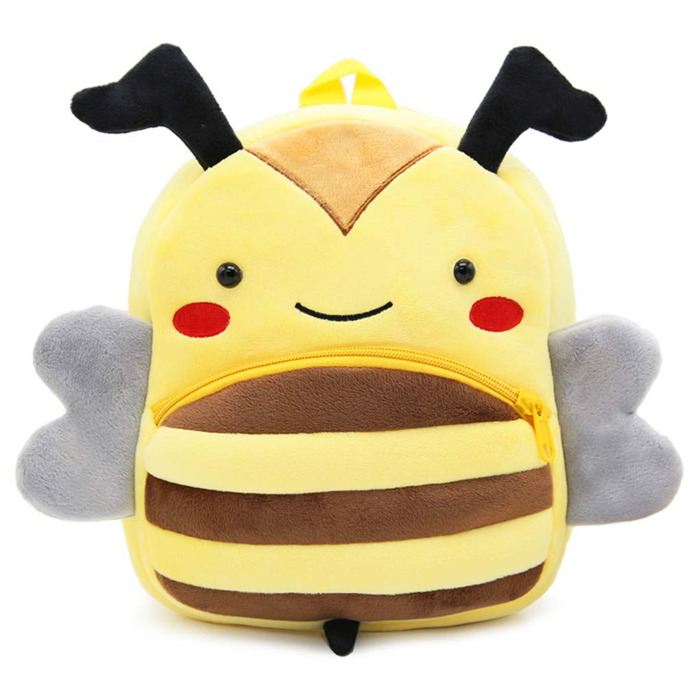 Cute Toddler Backpack Plush Animal Cartoon Mini Travel Daycare Bag for Baby Girl Boy 2-6 Years (Shark Blue)