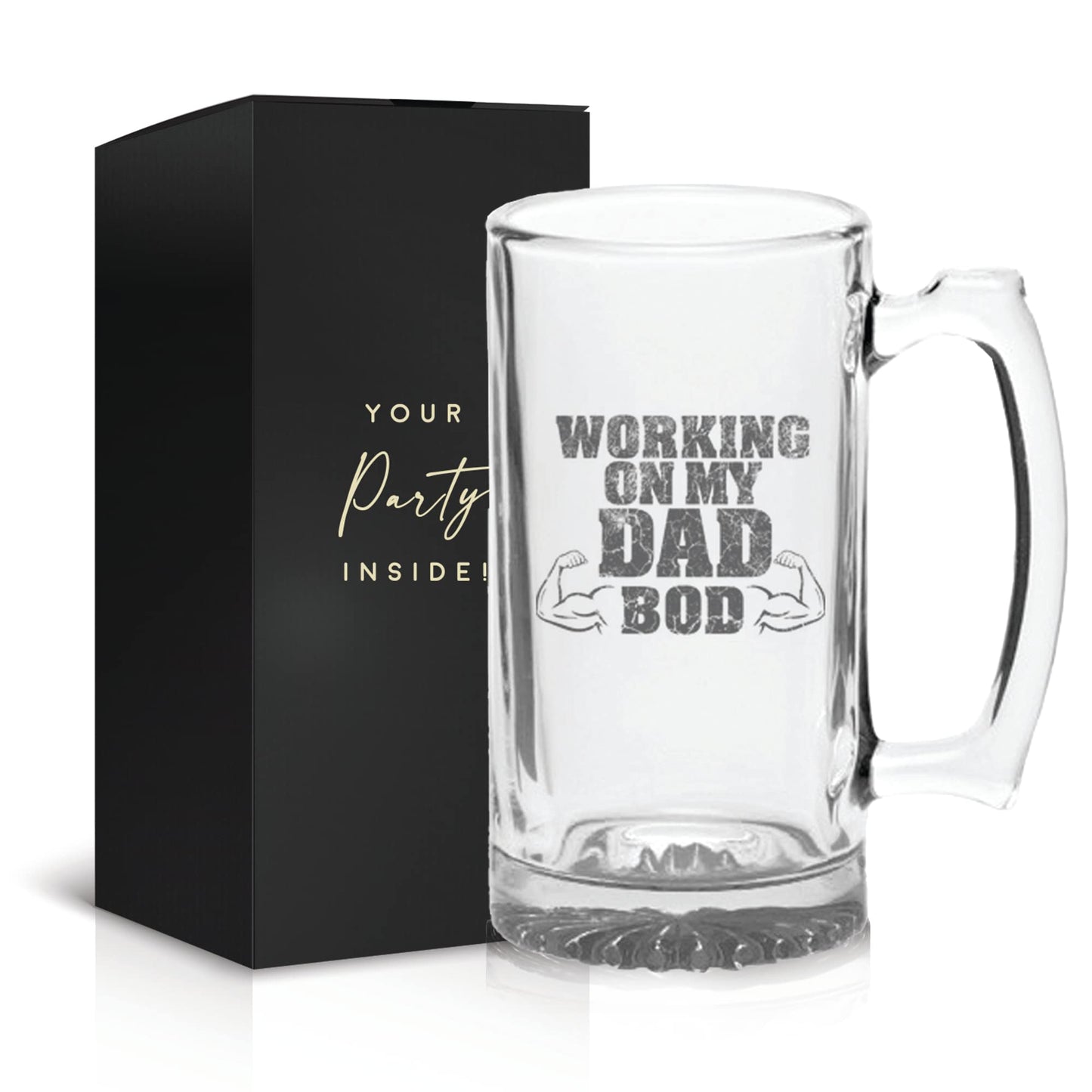 Your Dream Party Shop Daddy's Sippy Cup Beer Glass - 16oz Funny Beer Mug for New Dads - Gifts for Dad