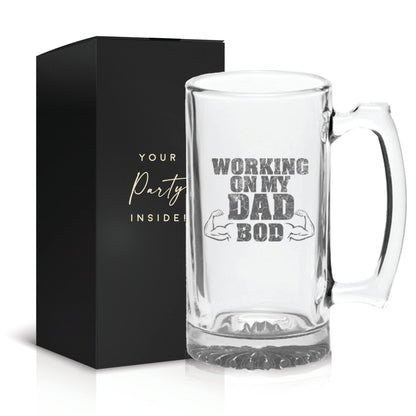 Your Dream Party Shop Daddy's Sippy Cup Beer Glass - 16oz Funny Beer Mug for New Dads - Gifts for Dad