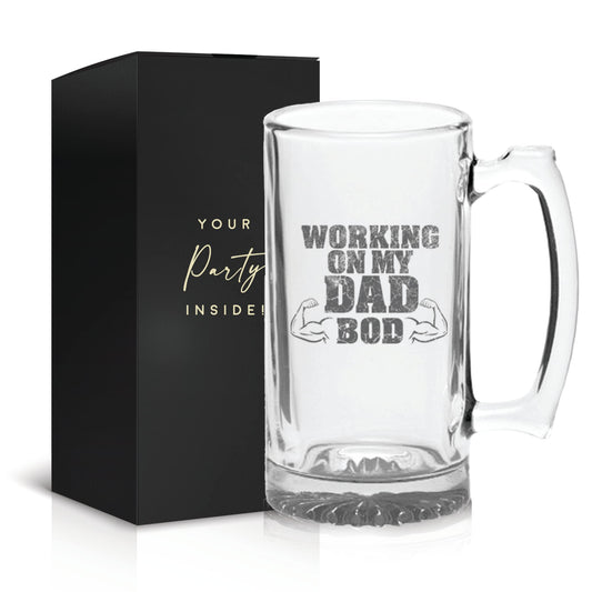 Your Dream Party Shop Daddy's Sippy Cup Beer Glass - 16oz Funny Beer Mug for New Dads - Gifts for Dad