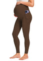 JOYSPELS Smooth Feeling Maternity Leggings Over The Belly with Pockets Workout Pregnancy Leggings