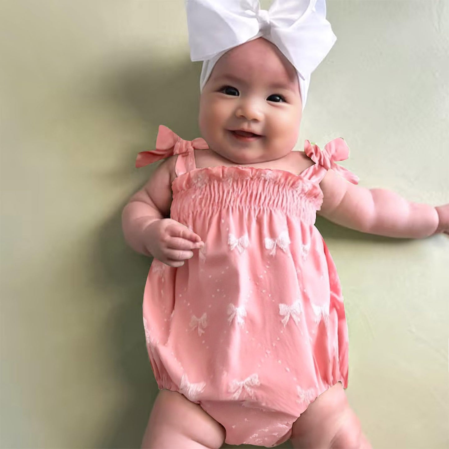 Baby Girl Summer Clothes Newborn Girl Outfits Cute Strap Baby Girl Romper Jumpsuit Infant Floral One Piece Bodysuit