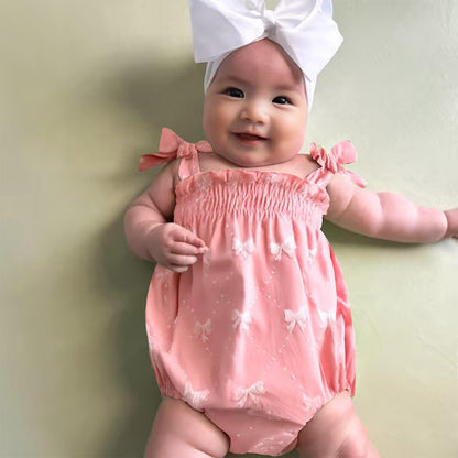 Baby Girl Summer Clothes Newborn Girl Outfits Cute Strap Baby Girl Romper Jumpsuit Infant Floral One Piece Bodysuit