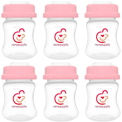 Nenesupply Natural Baby Bottles Newborn Feeding Bottles Slow Flow Breastfeeding Bottle for Breastfed Babies Wide Neck 9oz Anti Colic Level 2 Nipple for 1+ Month Infant Replace Spectra Bottle Pumping