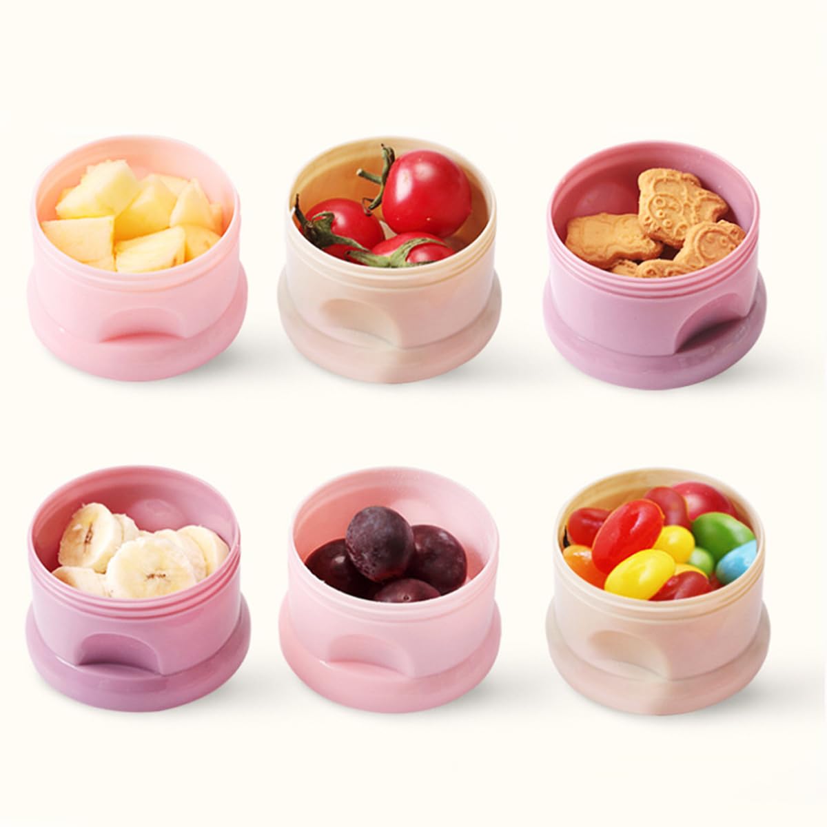 2pcs Baby Formula mam Baby Bottles Baby Formula containers for Travel Formula Dispenser Newborn Milk Powder Dispenser Packaging Container Baby Feeding Tool Milk Powder Box