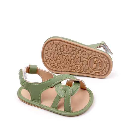 Infant Boys Girls Sandals, Summer Baby Rubber Soles Non-Slip PU Leather Sandals, Newborn Toddler Prewalker First Walking Beach Outdoor Shoes,Infant Toddler Unisex Summer Shoes for babies