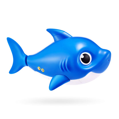 Robo Alive Junior Baby Shark New Silicon Fins Version Singing and Swimming Baby Shark (Yellow) by ZURU