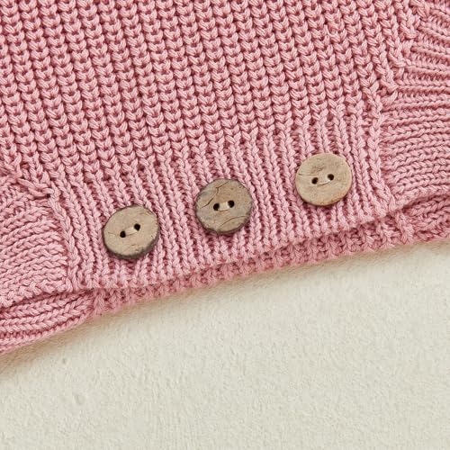 Baby Girl First Birthday Outfit One Year Old Strawberry Embroidery Knit Sweater Romper Warm Fall Winter Clothes