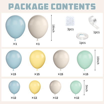 Ivory White Balloon Arch Kit,Boho Balloon Garland with Pastel Orange Cream Beige Champagne Gold White Sand Balloons for Neutral Baby Shower Wedding Boho Bridal Party Decorations