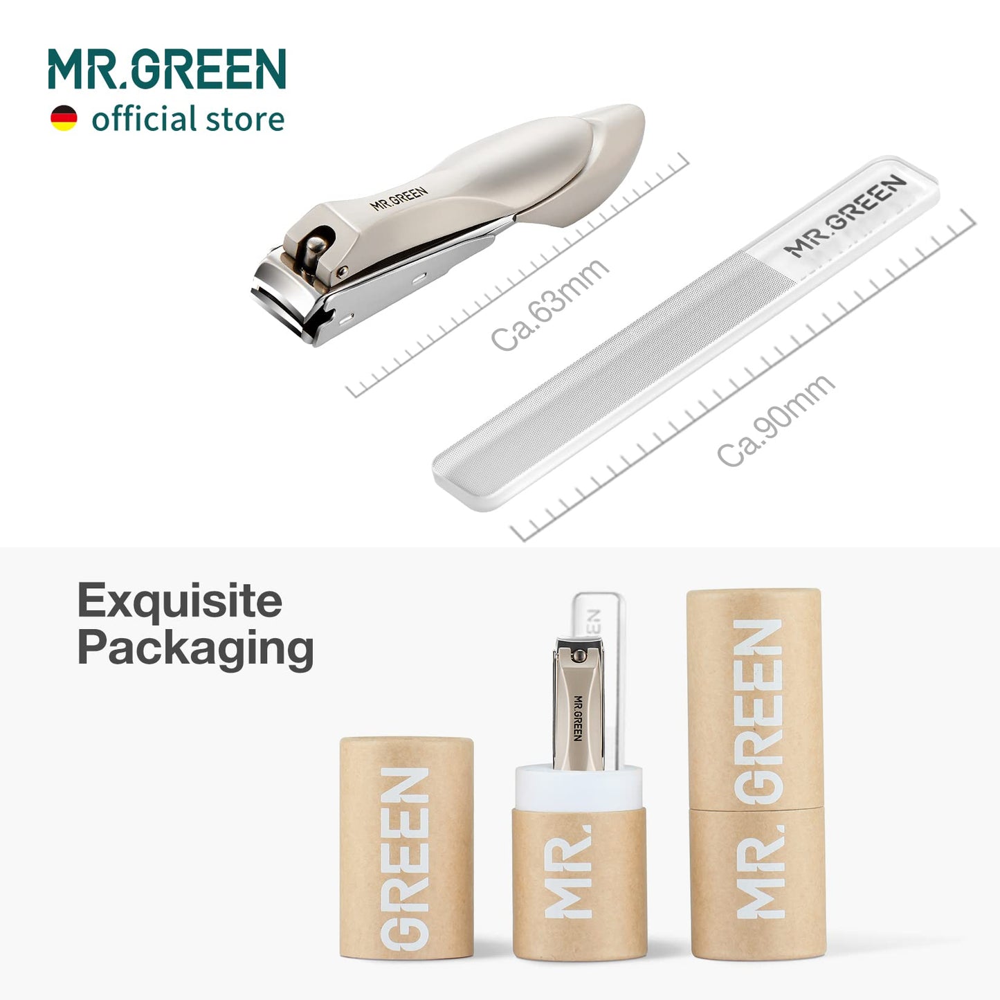 MR.GREEN Baby Safety Nail Clippers Nail Care Clippers Fingernail Cutter Newborn Baby Convenient Nail File Manicure Tools (Baby Nail Clipper)