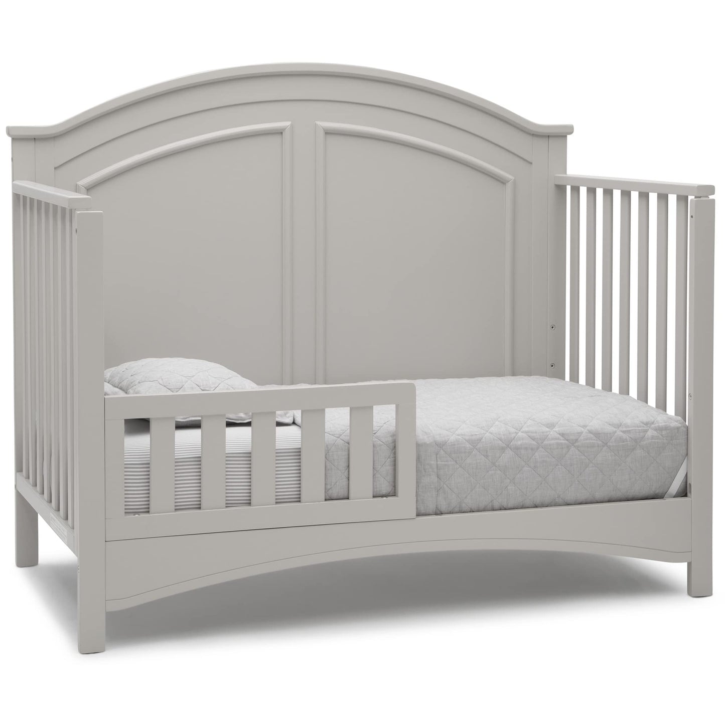 Delta Children Perry 6-in-1 Convertible Crib - Greenguard Gold Certified, Bianca White