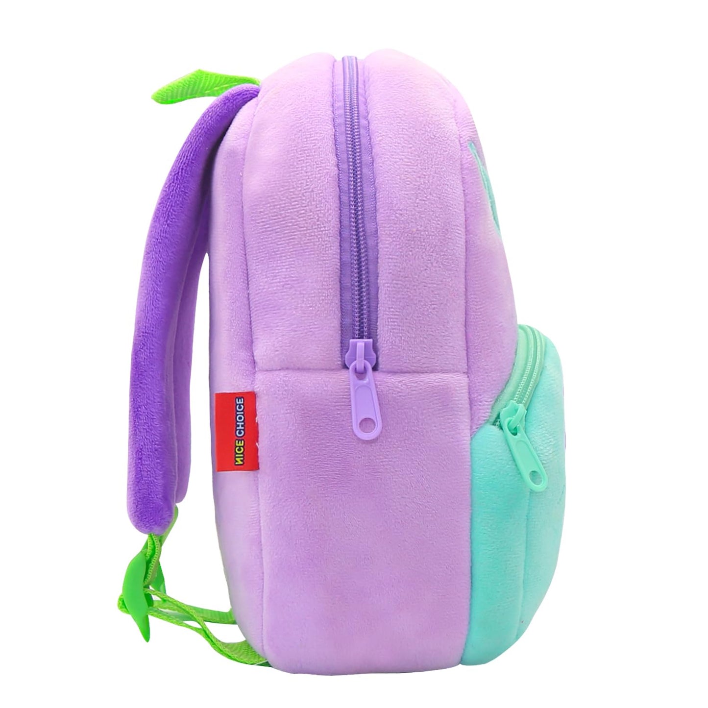 NICE CHOICE Cute Toddler Backpack Toddler Bag Plush Animal Cartoon Mini Travel Bag for Baby Girl Boy 2-6 Years(Grey Elephant)