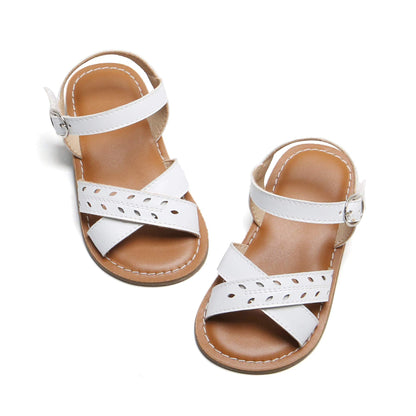 Felix & Flora Toddler Girl Sandals - Little Girl Easter Summer Dress Shoes Lightweight Open Toe Beach Holiday.