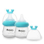 Glass Baby Bottles with Natural Response Nipple Size SS - Anti Colic Baby Bottles Wide Neck Slow Flow Baby Bottle (Red, 4oz (Pack of 4))