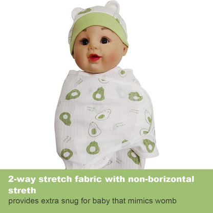 3-Pack Organic Baby Swaddle Sleep Sacks - Newborn Swaddle Sack - Baby Sleep Sack - Baby Swaddle Blanket Wrap…