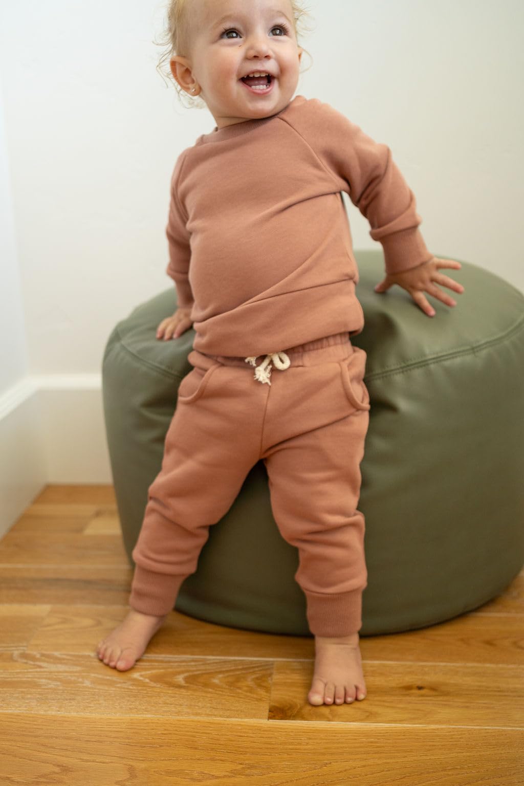 Fall Outfits for Kids and Toddler | Long Sleeve Top and Long Pants Set Baby Sweatsuits
