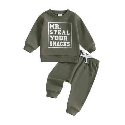 Toddler Baby Boy Summer Clothes Letter Print Short Sleeve Shirt Tops and Shorts Set Summer Outfit 2Pcs