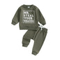 Toddler Baby Boy Summer Clothes Letter Print Short Sleeve Shirt Tops and Shorts Set Summer Outfit 2Pcs