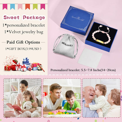 Personalized Baby Bar Bracelet : 18K Gold Plated Custom Name ID Plate Bracelet for Children Toddler from Mom, Engraved Kid Name for Daughter Son, New Born Birthday Gift,Adjustable,Nickel free