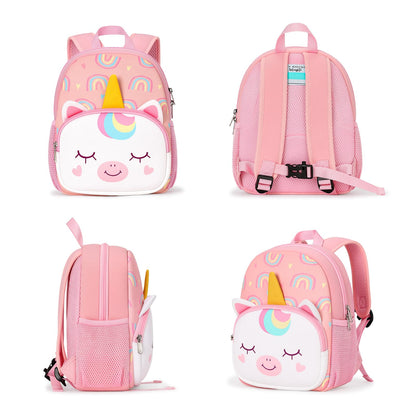 mibasies Toddler Backpacks for Girls 2-4: Baby Preschool Backpack - Kids Unicorn Backpack for Boys Girls - 12inch Mini School Bag