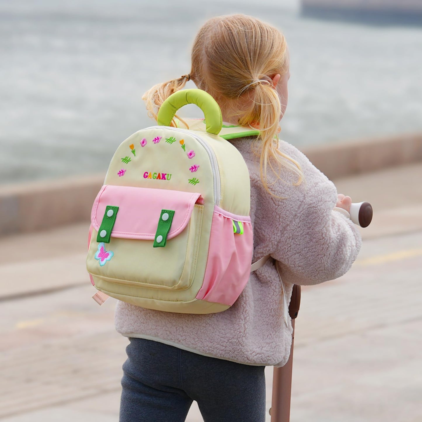 GAGAKU Toddler Backpack with Leash - Mini Kids Backpacks for Girls 2-5 Years Child Safety Backpack 3D Cartoon Animal Anti-Lost Preschool Backpack - Pink