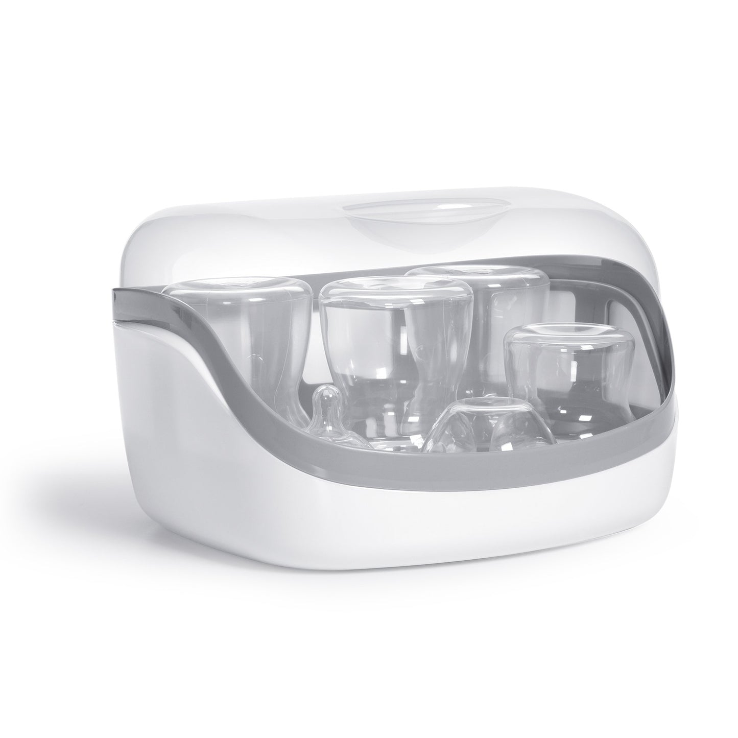 Chicco Advanced Electric Steam Sterilizer & Dryer for Baby Bottles, Feeding Accessories and More | Eliminates 99.9% of Germs | 4 Programming Options | 2 Configurations | Automatic Shut-Off