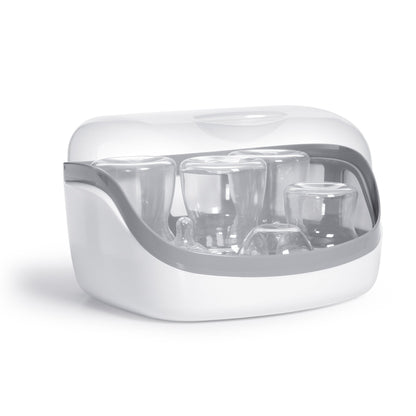 Chicco Advanced Electric Steam Sterilizer & Dryer for Baby Bottles, Feeding Accessories and More | Eliminates 99.9% of Germs | 4 Programming Options | 2 Configurations | Automatic Shut-Off