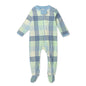 HonestBaby Sleep & Play Footed One-piece Pajama Sleeper 100% Organic Cotton, Baby Boys