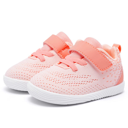 MORENDL Toddler Sneakers Baby Boys & Girls Barefoot Shoes Lightweight Breathable Walking Running Tennis Athletic Sport Shoes