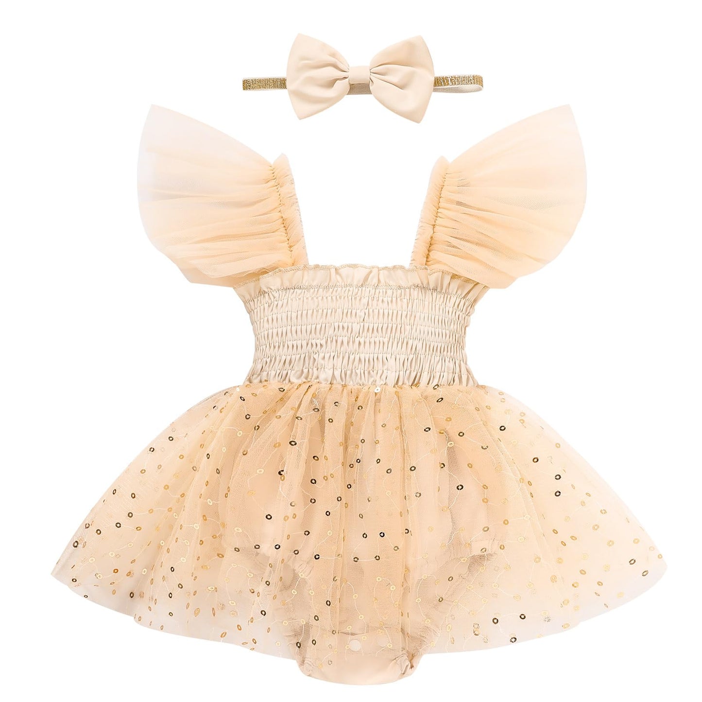 Baby Girl Clothes Infant Tulle Romper Ruffe Sleeveless Bodysuit Baby Girl Outfits Infant Girl Dress 0-18M