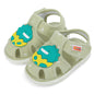 ESTAMICO Baby Boys Girls Sandals Cute Animal Summer Shoes Breathable Non Slip First Walker, 18-24 Months Toddler, Light Blue