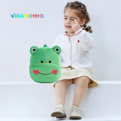 Cute Plush Toddler Backpacks Mini Brown Owl Backpack for Kids Real Littles Backpack for Boy Girl