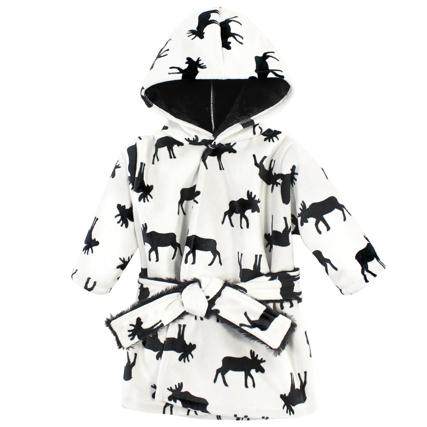 Hudson Baby Unisex BabyMink with Faux Fur Lining Pool and Beach Robe Cover-ups